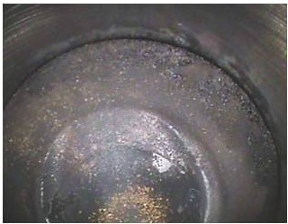 利用HIE系列內窺鏡檢測到的發(fā)動機活塞頂圖片二