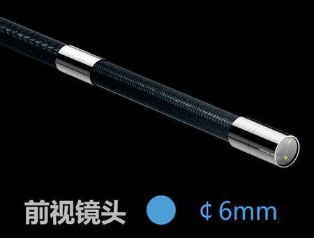 該款內窺鏡鏡頭直徑6mm，公安刑偵、安保人員可通過門縫、窗戶等狹小空間實現對目標觀測