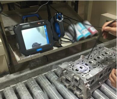 亞泰光電工業內窺鏡檢測現場