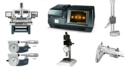 配有專業先進設備,擁有三次元測量、ROHS測量儀、測高儀等