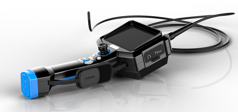 HIE手持式內窺鏡手柄+綁帶，單手即可完成所有操作，長時間使用輕松、易操作